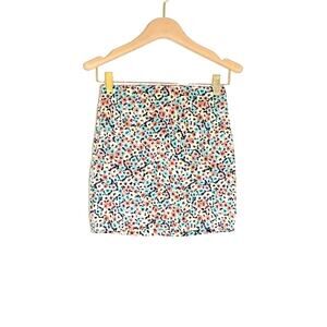 BGBGeneration - Bodycon High Waist Mini Skirt in Multicolor Floral / Size XS